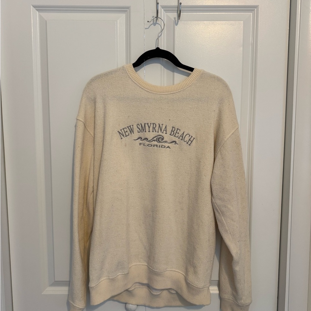 Cream New Smyrna Beach Sweater